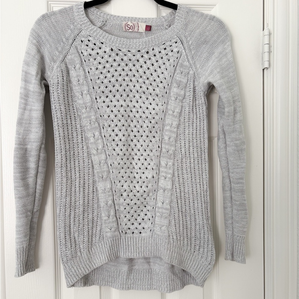 SO Women's Gray Sweater